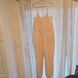 Women's Cream Jumpsuit